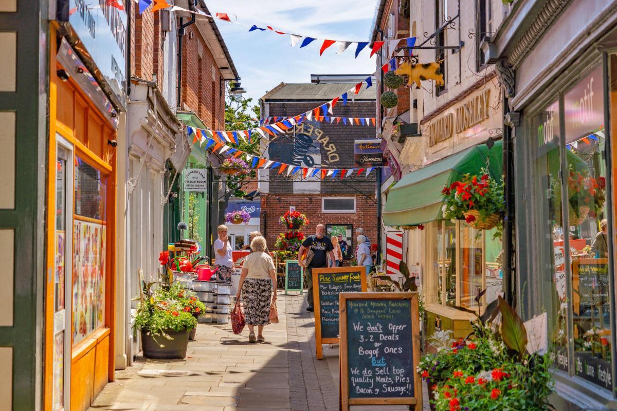 Drapers Lane Delicatessen is in Drapers Lane, a pretty street in Leominster. <i>(Image: Jon Simpson of the Hereford Times Camera Club)</i>