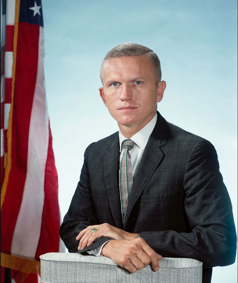 Frank Borman, en una imagen de archivo divulgada por la NASA
