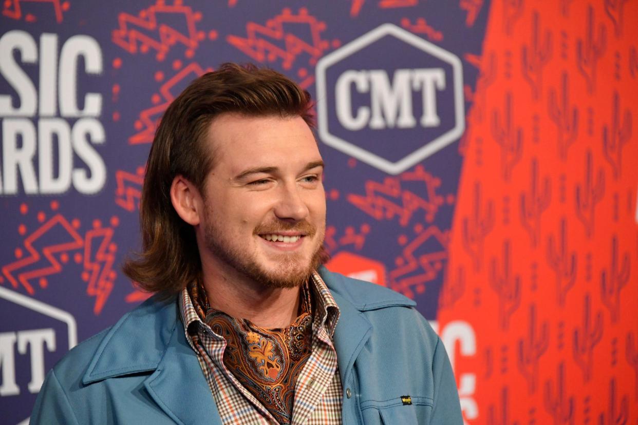 Morgan Wallen attends the 2019 CMT Music Award at Bridgestone Arena on June 05, 2019 in Nashville, Tennessee.