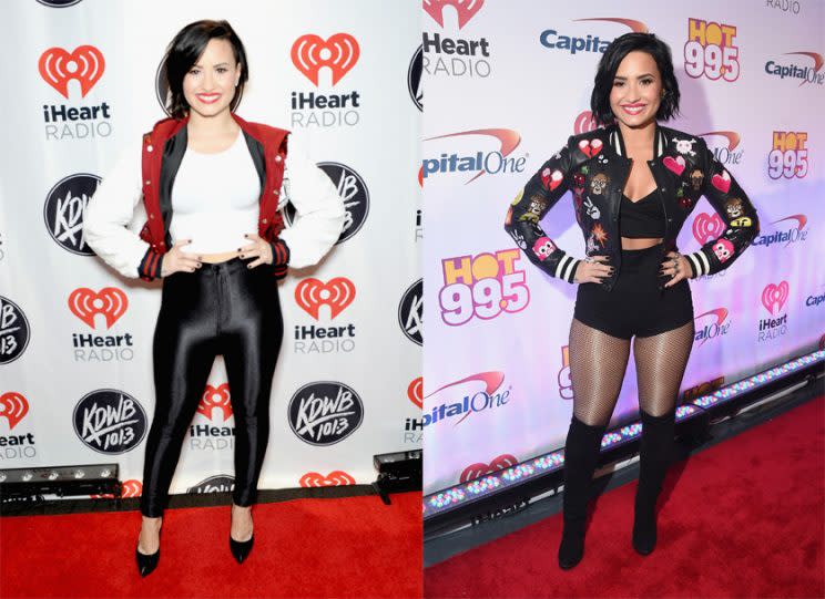 Hip Dips: Auch Demi Lovato hat sie. (Bild: Getty Images)