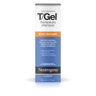Neutrogena T/Gel Extra Strength Therapeutic Shampoo with 1% Coal Tar (Amazon / Amazon)
