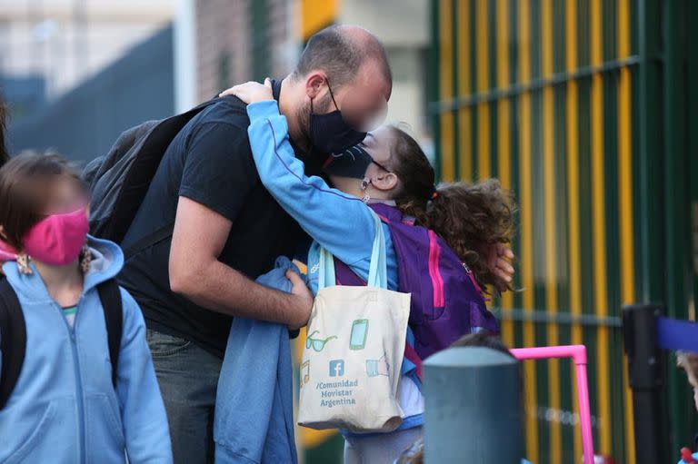 Clases presenciales en el colegio ORT en la calle Río de Janeiro