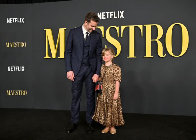 Cooper and his daughter, Lea De Seine Shayk Cooper, attend Netflix's 