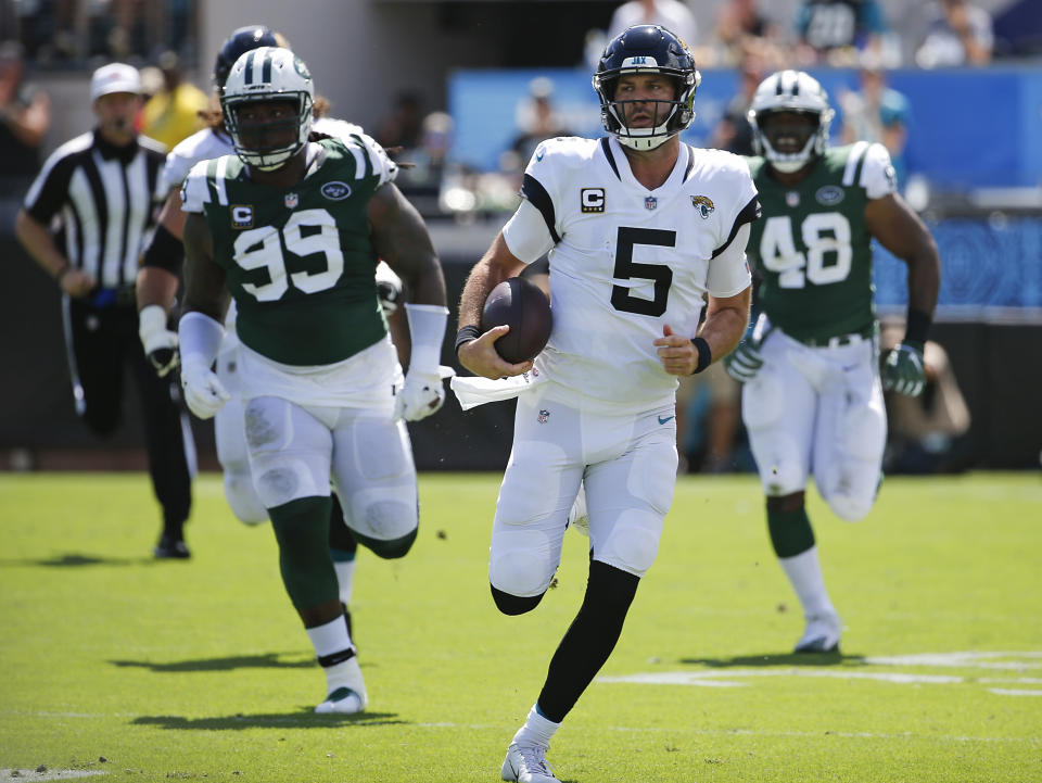 It’s a Blake Bortles week. For real. (AP Photo/Stephen B. Morton)