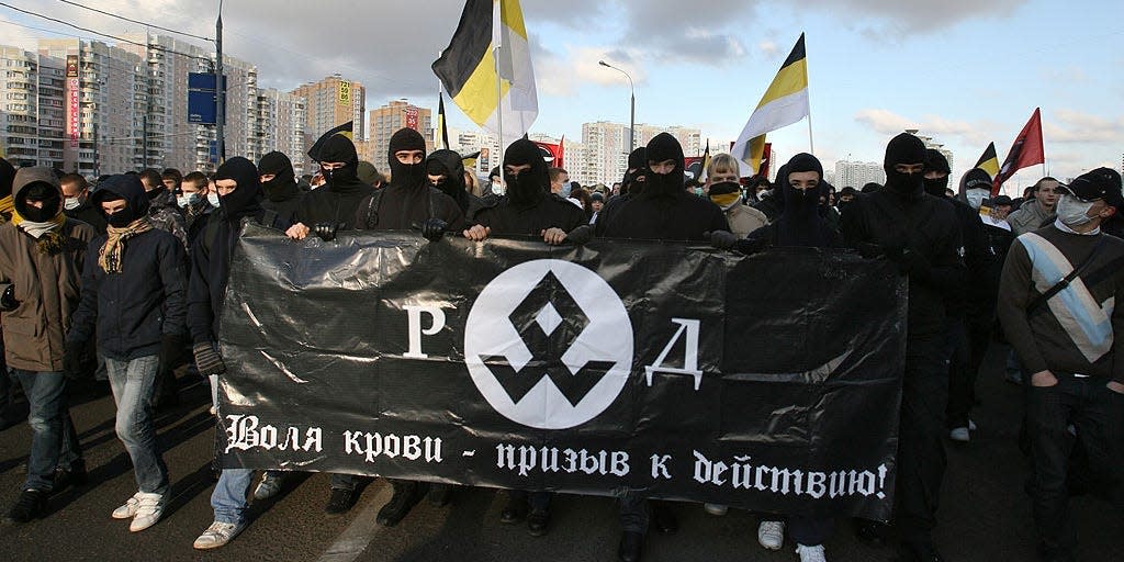Russian far-right rally
