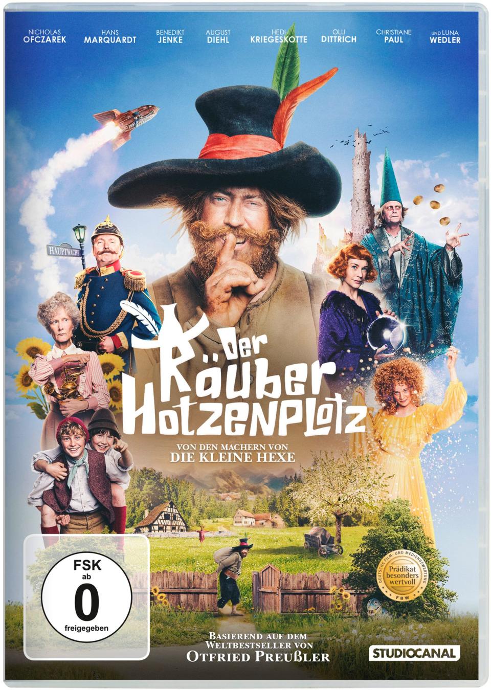 Er ist jetzt der Räuber Hotzenplotz: Nicholas Ofczarek (Bild) tritt mit seiner Hauptrolle in der neuen Otfried-Preußler-Vefilmung in die ziemlich großen Fußstapfen von Armin Rohde. (Bild: Studiocanal GmbH)