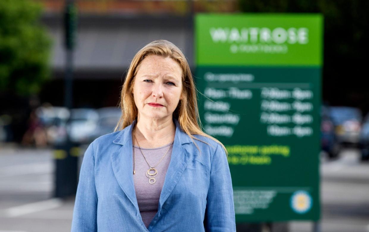 Juliet Johnson told Waitrose staff she did not need to wear a face mask as she suffers from an autoimmune disease which affects her breathing - Will Dax/Solent News & Photo Agency