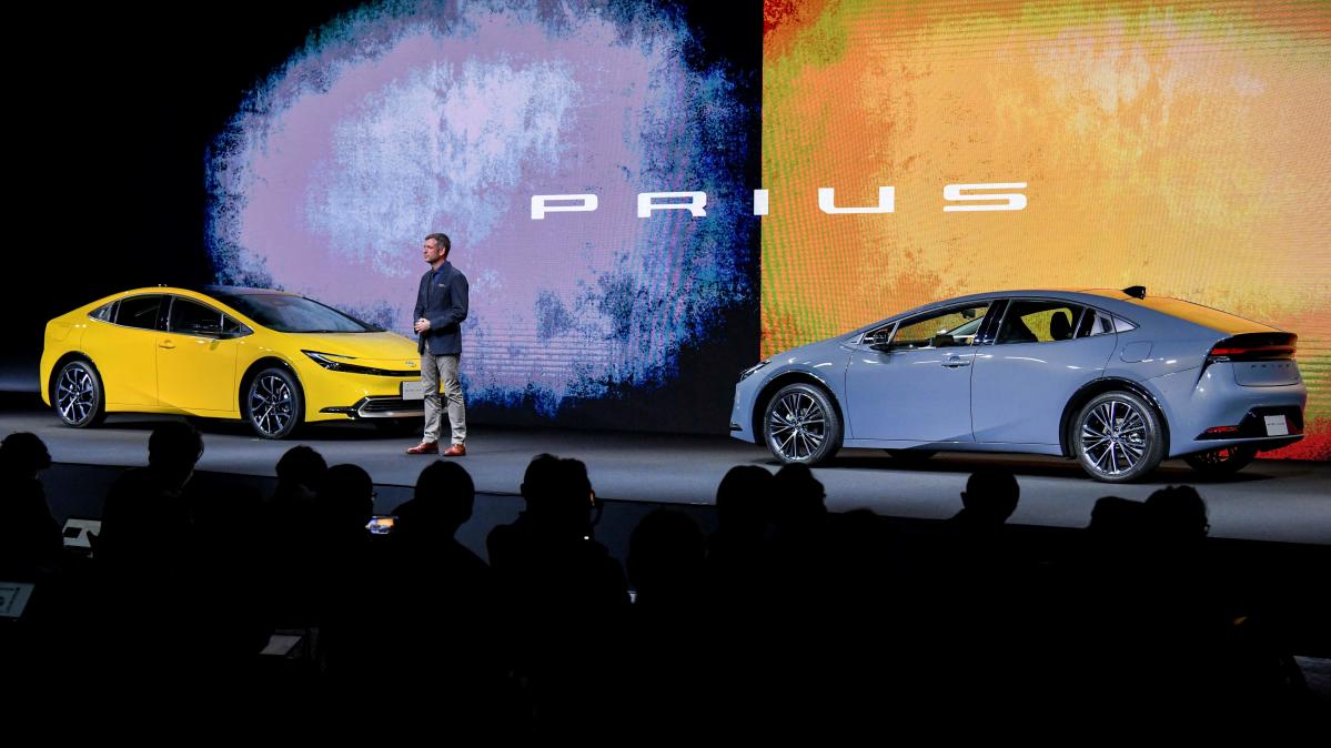 Toyota unveils sleek new Prius hybrid as EV game plan stalls