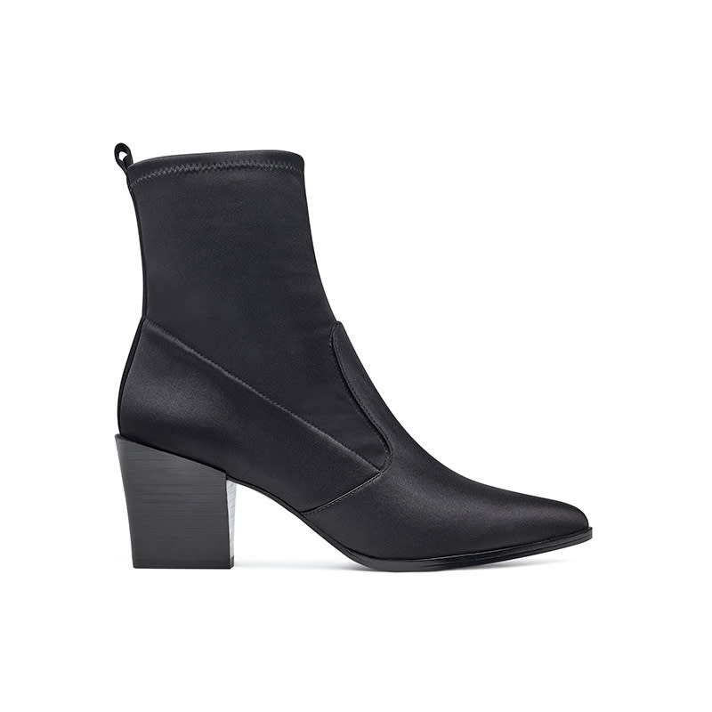 <a rel="nofollow noopener" href="http://www.anrdoezrs.net/links/3550561/type/dlg/http://www.ninewest.com/Eshella-Booties/33634983,default,pd.html?variantColor=JJ172B1&cgid=3227282&pmin=75&pmax=100" target="_blank" data-ylk="slk:Eshella Booties, Nine West, $99;elm:context_link;itc:0;sec:content-canvas" class="link ">Eshella Booties, Nine West, $99</a>