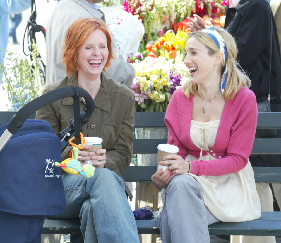 Anders als Cynthia Nixon (L) zeigte sich Sarah Jessica Parker (R) nie nackt 