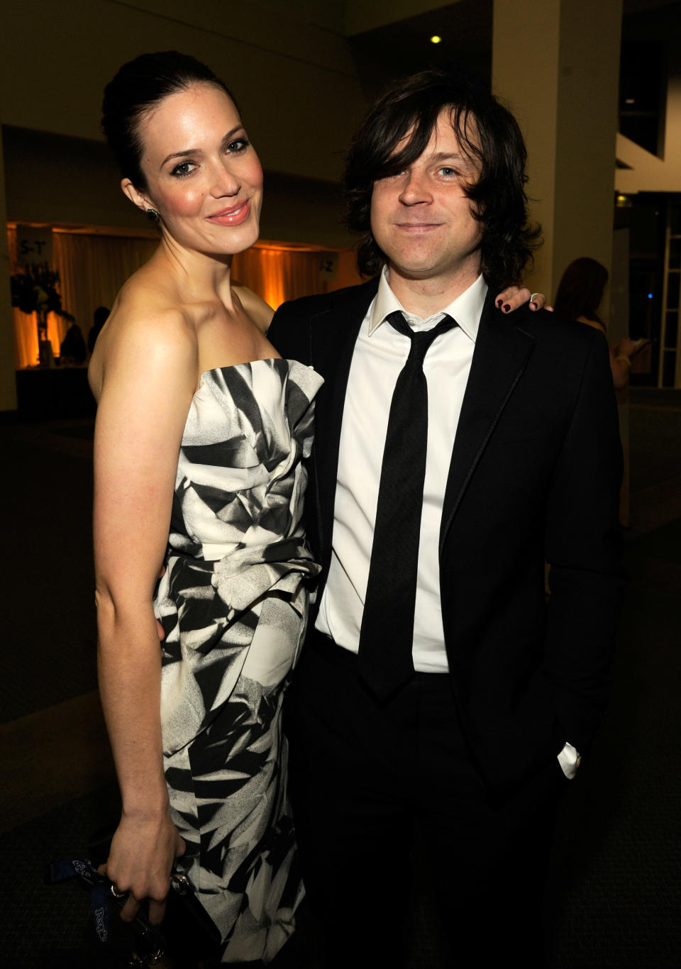 LOS ANGELES, CA - FEBRUARY 10:  (EXCLUSIVE COVERAGE) Mandy Moore and Ryan Adams attend The 2012 MusiCares Person Of The Year Gala Honoring Paul McCartney at Los Angeles Convention Center on February 10, 2012 in Los Angeles, California.  (Photo by Kevin Mazur/WireImage)