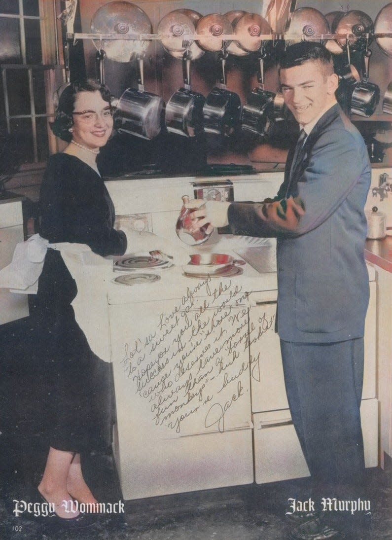 The first picture ever taken of Mark Murphy's parents, Peggy Wommack and Jack Murphy at age 17, in the Lanier High School Yearbook