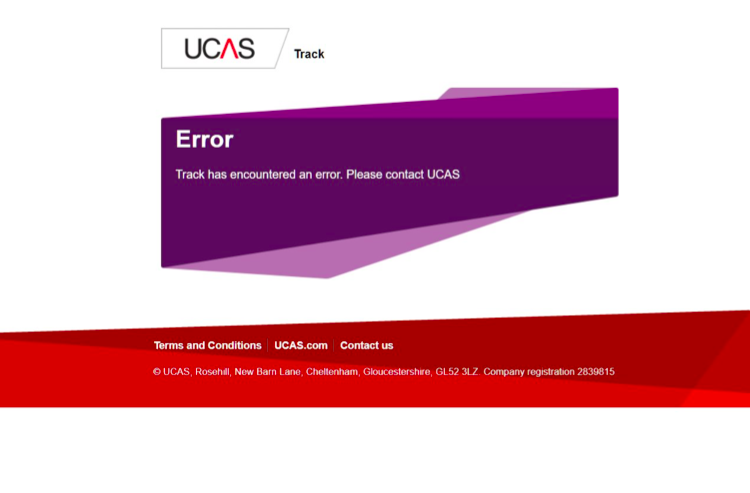 The UCAS A-Level results checker went down on Thursday morning. (UCAS)