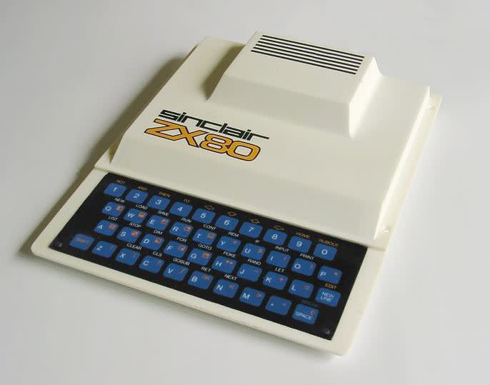 3) ZX80 Potential value £900