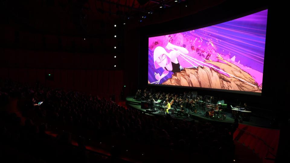 A live orchestra will accompany the Sep. 5 showing of "Spider-Man: Across the Spider-Verse In Concert" at the Kravis Center for the Performing Arts in West Palm Beach.