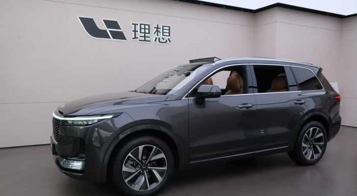 Li Auto electric car in store. Li Auto Also known as Li Xiang, is a Chinese electric vehicle (EV) company