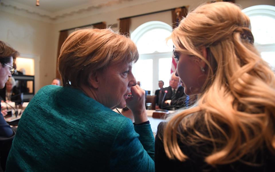 Angela Merkel invited Ivanka Trump to the summit - Copyright (c) 2017 Rex Features. No use without permission.