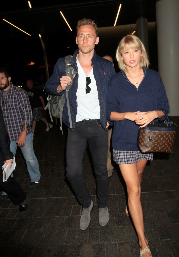 Taylor Swift and ex Tom Hiddleston in 2016. Sharky/Polite Paparazzi/Splash