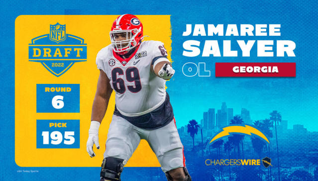 2022 NFL draft: Chargers pick OL Jamaree Salyer with No. 195 overall  selection