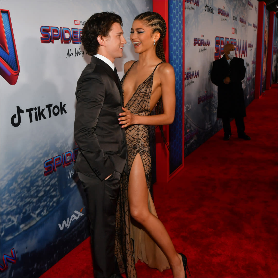  Zendaya and Tom Holland. 