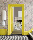 <p> For sheer fun, match your skirtings to a color from your wallpaper, and don’t be afraid to go bright like in this exquisite hallway from Little Greene. Featuring the striking Loriini Dorian wallpaper, the reasonably traditional design – albeit in bright colorways – contrasts against the ultra modern paint shade, Trumpet (196). </p> <p> It’s not for the faint of heart admittedly, but if your hallway is light and bright it can take it. Keep the rest of the scheme lower key and let the walls and paintwork do the talking.  </p>