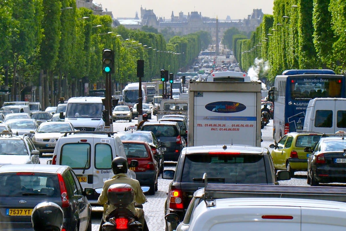 The Champs-Élysée in Paris. Bob Hall via Flickr