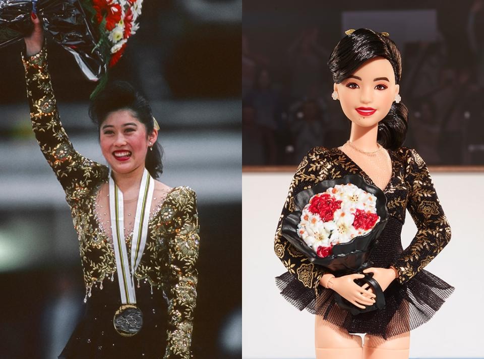 Kristi Yamaguchi, 1992 Winter Olympics, Barbie Doll Split