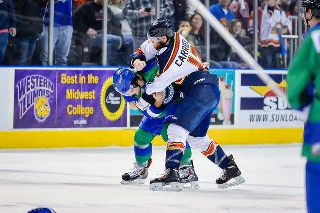 The Rivermen have landed veteran winger Alex Carrier, who has played 400 games in the AHL and ECHL and brings size, toughness and skill to the SPHL team.