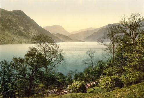 <span class="caption">Ullswater from Gowbarrow Park in the Lake District where the Wordsworth walked often.</span> <span class="attribution"><a class="link " href="https://commons.wikimedia.org/wiki/File:Ullswater,_from_Gowbarrow_Park,_Lake_District,_England-LCCN2002696880.jpg" rel="nofollow noopener" target="_blank" data-ylk="slk:Wikimedia;elm:context_link;itc:0;sec:content-canvas">Wikimedia</a></span>