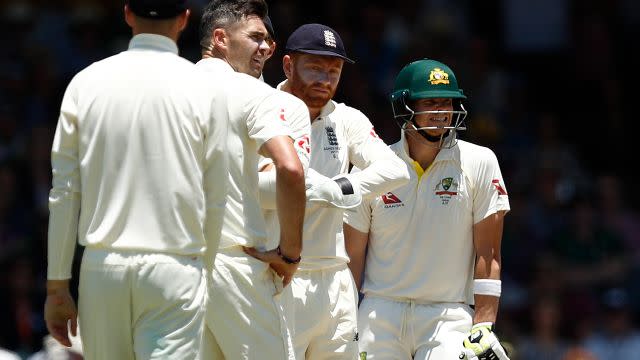 Players wait for the outcome of the review. Image: Getty