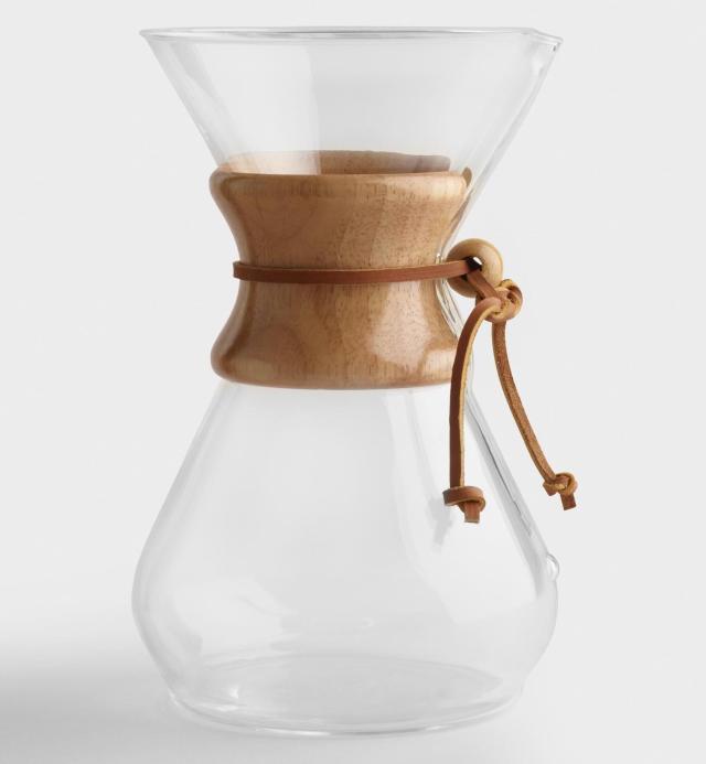 Chemex 8 Cup Glass Pour Over Coffee Maker