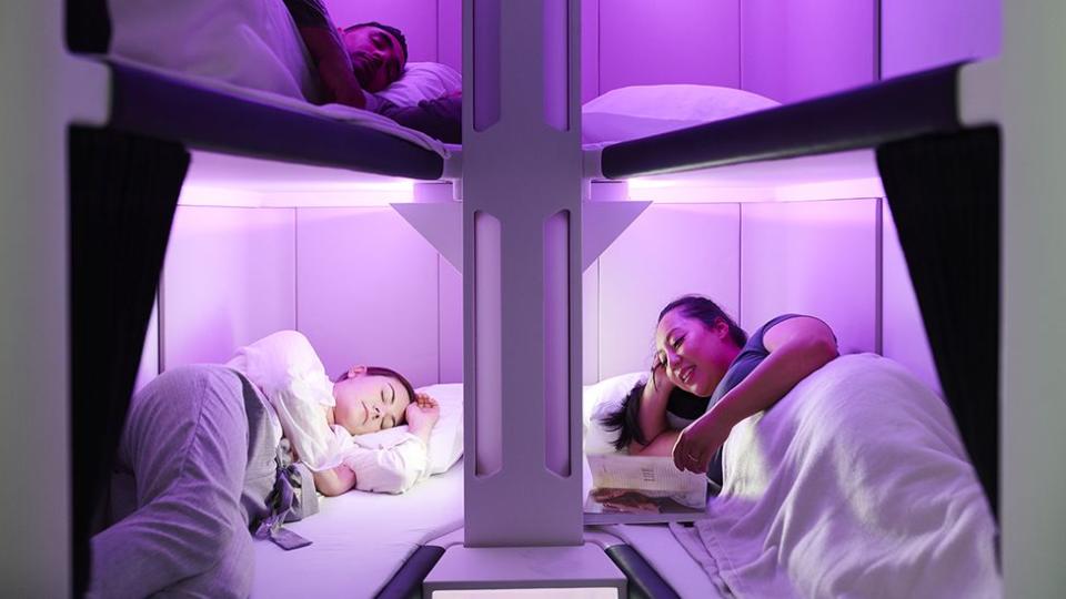 Air New Zealand hat revolutionäre Schlaf-Pods für die Economy Klasse vorgestellt. Foto: zur Verfügung gestellt