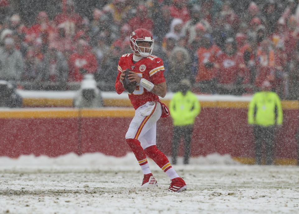 Patrick Mahomes and the Chiefs will host the Dolphins on Sunday in what is expected to be among the coldest games in NFL history. 