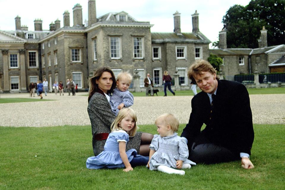 Viscount Althorp (earl Spencer) and his wife Victoria spencer, Kitty Eleanor, Eliza Victoria and Katya Amelia