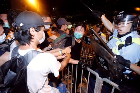 Protest to demand authorities scrap a proposed extradition bill with China, in Hong Kong