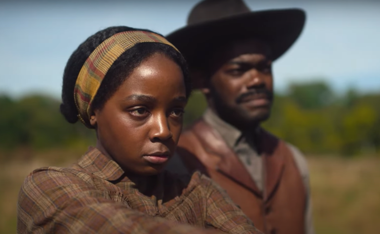 Thuso Mbedo and William Jackson Harper in 'The Underground Railroad' (Amazon Prime)