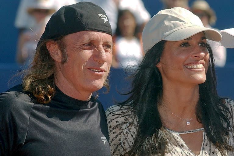 Guillermo Vilas y Gabriela Sabatini