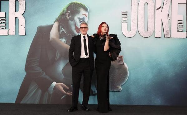 Joaquin Phoenix y Lady Gaga en la premiere de 'Joker 2' (Foto: X)