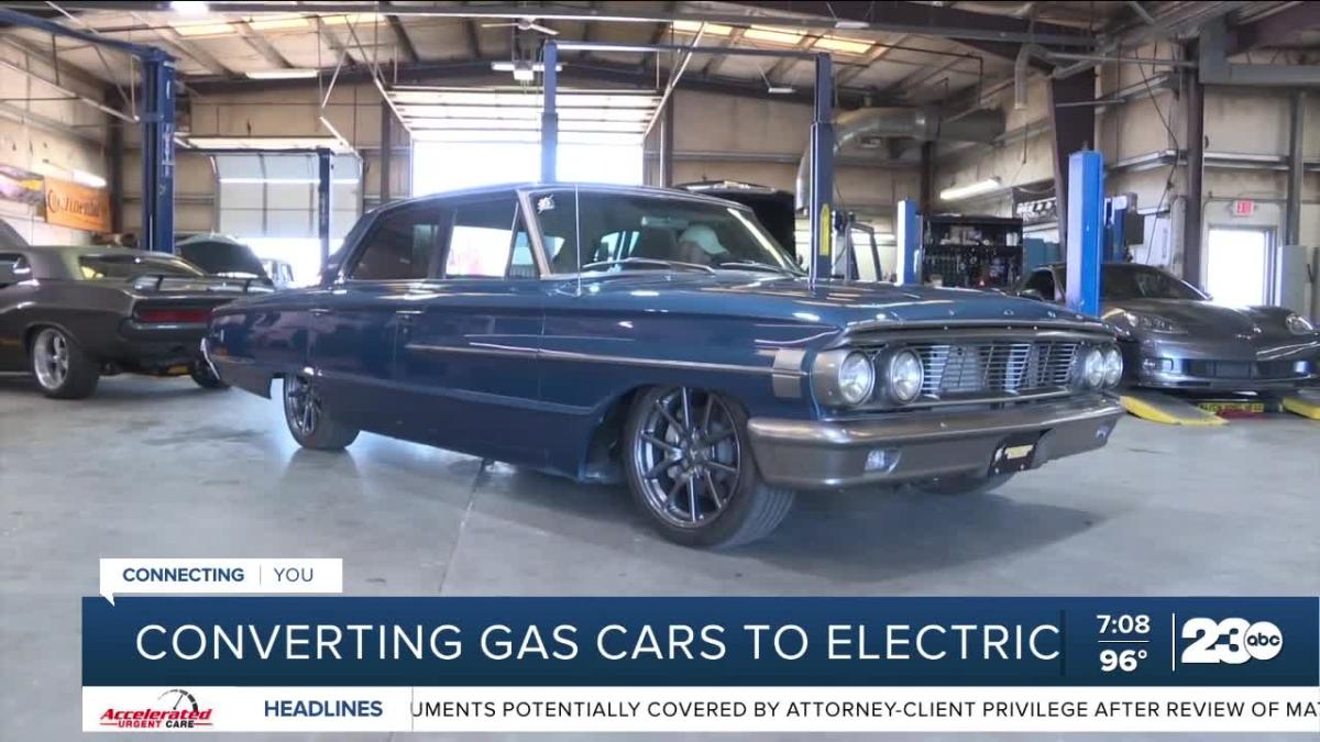 Company converts gas cars to electric