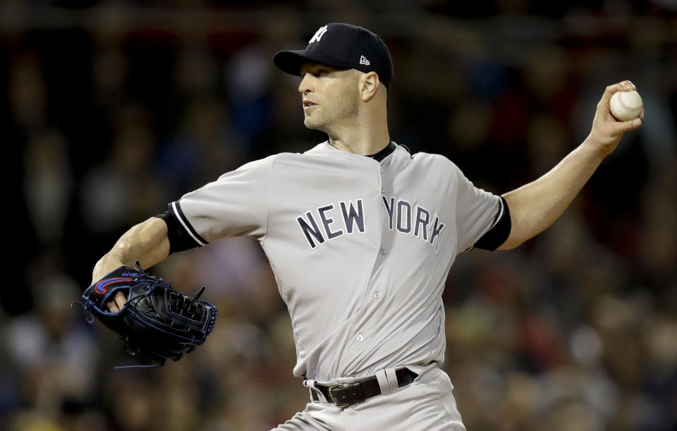 J.A. Happ is staying with the Yankees on a two-year deal. (AP)