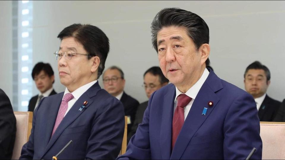 日本武肺疫情告急，首相安倍晉三宣布中小學緊急停課！圖/安倍晉三推特