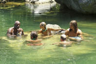 "Blindside Time" - Phillip Sheppard, Reynold Toepfer, Sherri Biethman, Michael Snow and Malcolm Freberg during the eighth episode of "Survivor: Caramoan - Fans vs. Favorites."