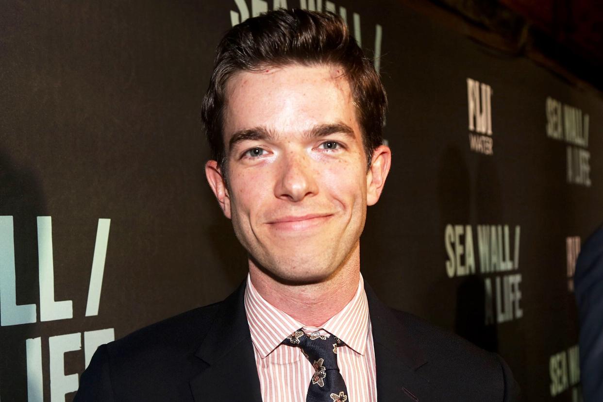 John Mulaney poses at the opening night of 