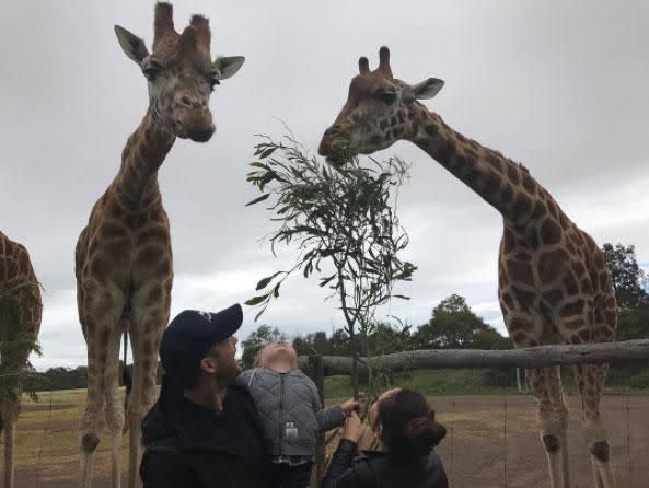 Hamish and Zoe shared this new family pic on Sunday. Source: Instagram