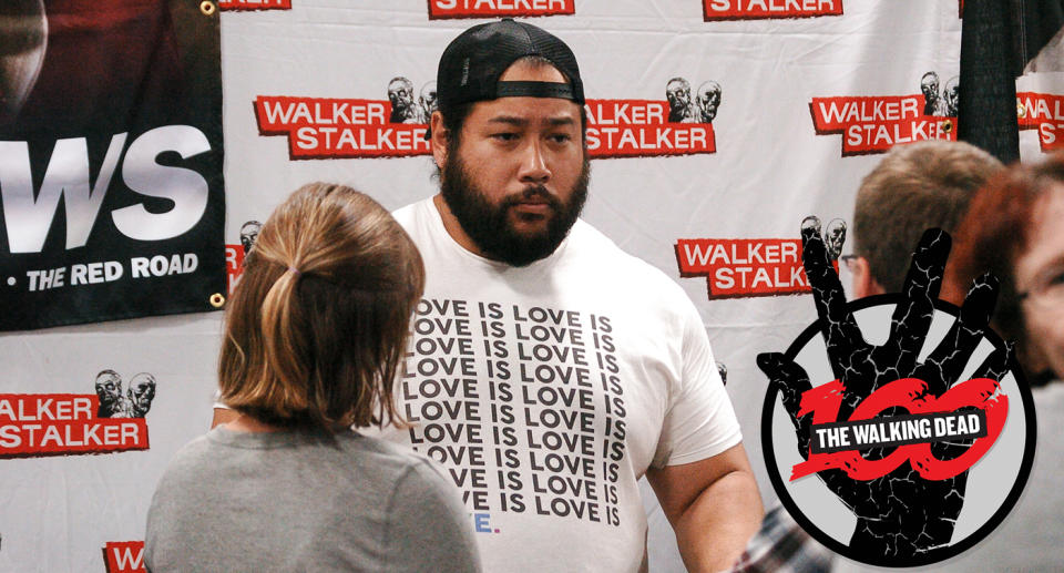 Cooper Andrews at the Walker Stalker Con in Philadelphia, Pa., on Sept. 30, 2017. (Photo: Cory Clark/NurPhoto via Getty Images)