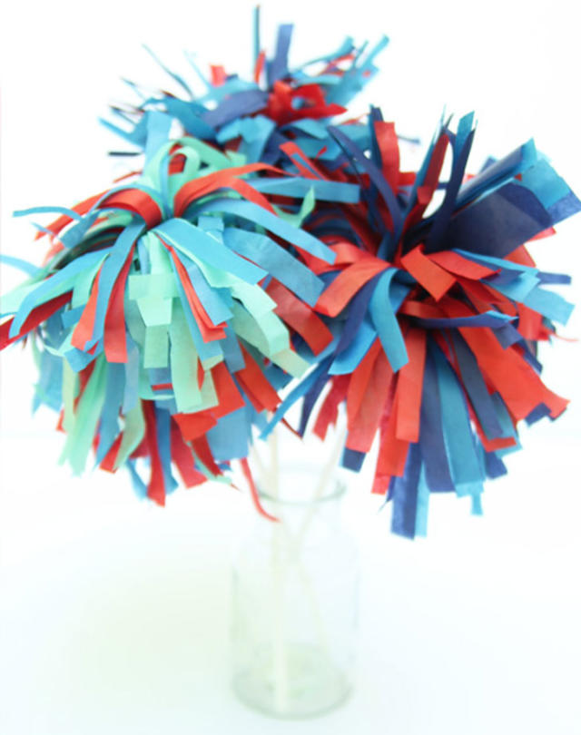 Ribbon Pom Poms - The Benson Street