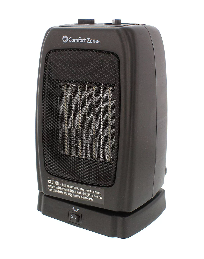 Comfort Zone Oscillating Heater (Photo via The Home Depot)