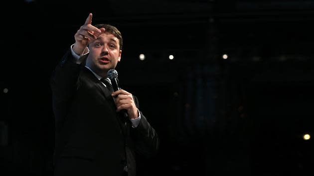 Jason Manford has been attacked on social media by far-right group Britain First