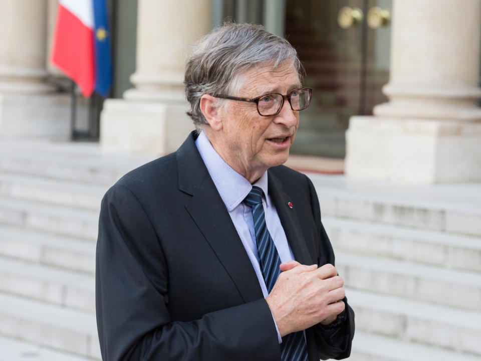 Bill Gates im Jahr 2018 in Frankreich (Bild: Frederic Legrand - COMEO/Shutterstock.com)