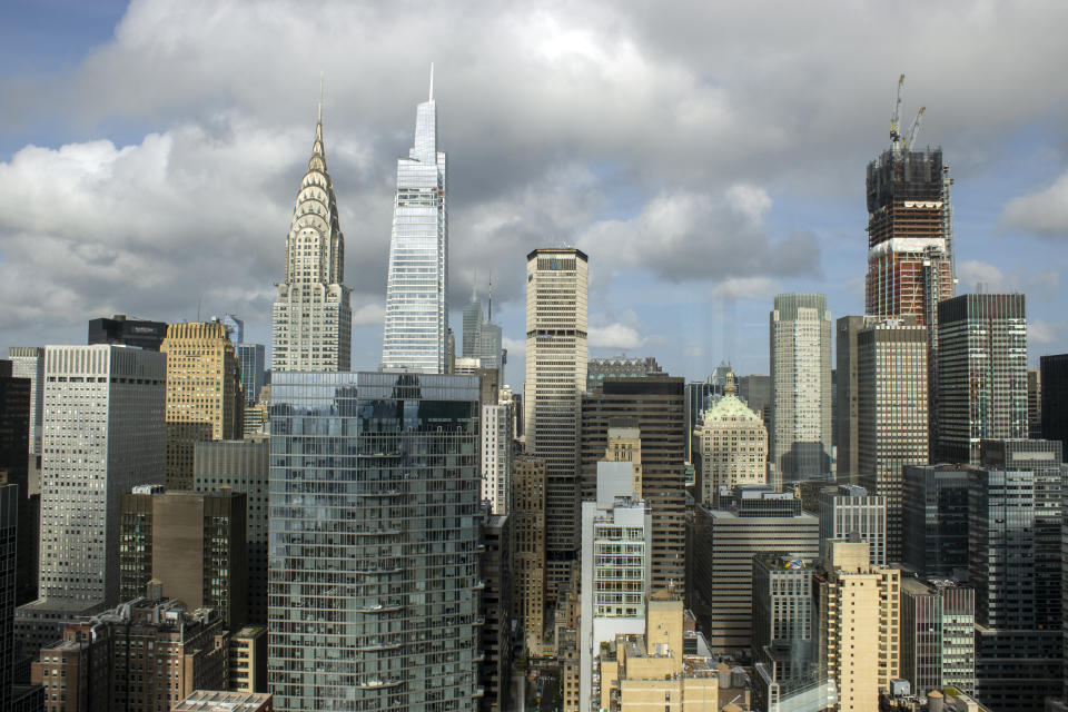 In Manhattan kam das Erdbeben als leichtes Grummeln an (Bild: Ted Shaffrey/AP/dpa +++ dpa-Bildfunk +++